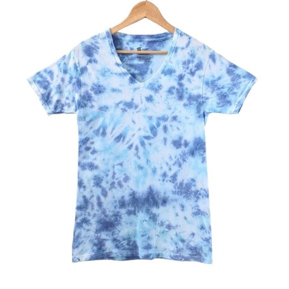 Tops - Electric Indigo Tie Dye Tee | S